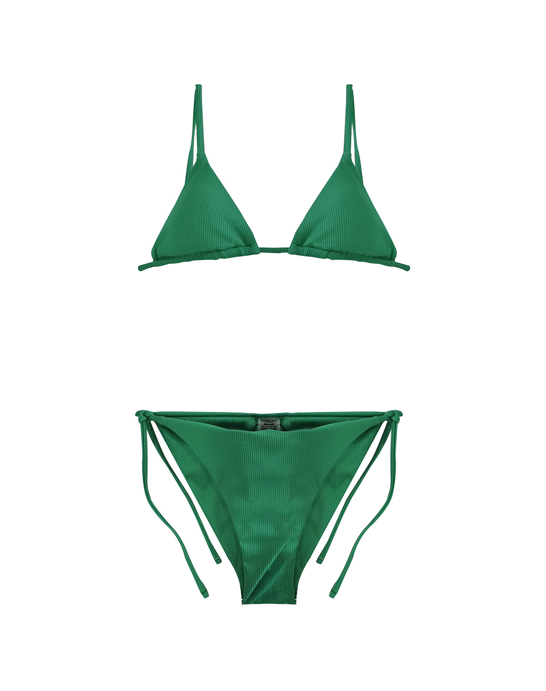 Top Triangle Ribbed Green - Tropicana Collection